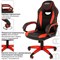 Кресло компьютерное BRABIX "Blaze GM-162", TW/экокожа, черное/красное, 532580, 7083508 532580