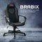 Кресло компьютерное BRABIX "Game GM-017", экокожа/ткань, черное, 532641, GM-017_532641 532641