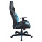 Кресло компьютерное BRABIX "Storm GM-006", регулируемые подлокотники, экокожа, черное/голубое, 532501 532501