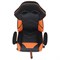 Кресло компьютерное BRABIX "Storm GM-006", регулируемые подлокотники, экокожа, черное/оранжевое, 532502 532502