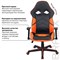 Кресло компьютерное BRABIX "Storm GM-006", регулируемые подлокотники, экокожа, черное/оранжевое, 532502 532502