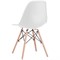 Стулья BRABIX "Eames CF-010", КОМПЛЕКТ 4 шт., пластик белый, опоры дерево/металл, 532630, 2033A 532630