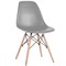 Стулья BRABIX "Eames CF-010", КОМПЛЕКТ 4 шт., пластик серый, опоры дерево/металл, 532632, 2033A 532632