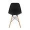 Стулья BRABIX "Eames CF-010", КОМПЛЕКТ 4 шт., пластик черный, опоры дерево/металл, 532631, 2033A 532631