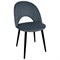 Стулья КОМПЛЕКТ 2 шт., "Luna CF-070", велюр серый, каркас металлический, усиленный, черный, BRABIX, 532770 532770