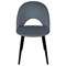 Стулья КОМПЛЕКТ 2 шт., "Luna CF-070", велюр серый, каркас металлический, усиленный, черный, BRABIX, 532770 532770