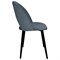Стулья КОМПЛЕКТ 2 шт., "Luna CF-070", велюр серый, каркас металлический, усиленный, черный, BRABIX, 532770 532770