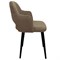 Стул BRABIX "Comodo CF-075", велюр коричневый, каркас металлический усиленный черный, 532774 532774