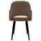Стул BRABIX "Comodo CF-075", велюр коричневый, каркас металлический усиленный черный, 532774 532774