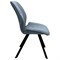 Стул BRABIX "Rombo CF-077", велюр серый, каркас металлический усиленный черный, 532776 532776