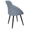 Стул BRABIX "Acqua CF-079", велюр серый, каркас металлический усиленный черный, 532778 532778
