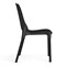 Стул для столовых, кафе, дома SHT-S75, черный металлический каркас, пластик черный 532792