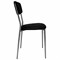 Стул для столовых, кафе, дома РС23, серебристый каркас, экокожа черная 532783
