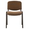 Стул для персонала и посетителей BRABIX "Iso CF-005", черный каркас, ткань коричневая, 531973 531973