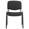 Стул для персонала и посетителей "ИЗО", черный каркас, ткань черная, В-14/С-11 530061