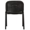 Стул для персонала и посетителей "ИЗО", черный каркас, кожзаменитель черный, Z-11 530075