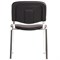 Стул для персонала и посетителей "ИЗО", хромированный каркас, кожзам черный Z-11, К3 530581