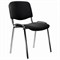 Стул STAFF "Iso Lite CF-008", хром, ткань черная (С-11), 532565 532565