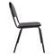 Стул для посетителей "Серна", черный каркас, кожзаменитель черный, СМ 7/22 К-01 530258