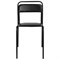 Стул для посетителей "Аскона", черный каркас, кожзаменитель черный, СМ 7/7-02 К-01 530259