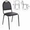 Стул для посетителей РС00Л, черный каркас, кожзам черный 531892