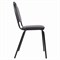 Стул для посетителей РС00Л, черный каркас, кожзам черный 531892
