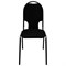 Стул для посетителей РС02М, черный каркас, ткань черная 532785