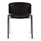 Стул STAFF "Iso Plast CF-009", хром каркас, пластик черный, 532571 532571