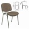 Стул для персонала и посетителей "ИЗО", хромированный каркас, ткань бежевая С-39 531140