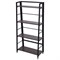 Стеллаж BRABIX "Smart SH-007", 605х295х1193 мм, ЛОФТ, трапеция, складной, металл/ЛДСП ясень, каркас черный, 641873 641873