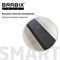 Стеллаж BRABIX "Smart SH-006", 605х295х790 мм, ЛОФТ, трапеция, складной, металл/ЛДСП ясень, каркас черный, 641871 641871