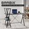 Стол на металлокаркасе BRABIX "LOFT CD-004", 1200х535х1110 мм, 3 полки, цвет дуб антик, 641219 641219