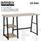 Стол на металлокаркасе BRABIX "LOFT CD-006",1200х500х730 мм,, 2 полки, цвет дуб натуральный, 641226 641226
