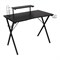 Стол компьютерный на металлокаркасе BRABIX "TECH GT-002", 1000х635х750 мм, черный, 641858 641858