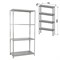 Стеллаж металлический BRABIX "MS KD-180/40/70-4", 1800х700х400 мм, 4 полки, компактная упаковка, 291113, S240BR124402 291113