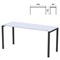 Стол на металлокаркасе "Арго", 1600х600х760 мм, серый (КОМПЛЕКТ) 981367