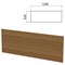 Экран-перегородка "Бюджет", 1200х16х430 мм, орех 190 (КОМПЛЕКТ С ФУРНИТУРОЙ) 981182