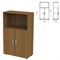 Шкаф полузакрытый "Канц", 700х350х1130 мм, цвет орех пирамидальный (КОМПЛЕКТ) 980026