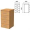 Тумба приставная "Монолит", 400х450х750 мм, цвет бук бавария (КОМПЛЕКТ) 980063