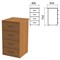 Тумба приставная "Монолит", 400х450х750 мм, цвет орех гварнери (КОМПЛЕКТ) 980064