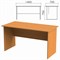 Стол письменный "Фея", 1400х700х750 мм, цвет орех милан, СФ02.5 640002