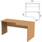 Стол письменный эргономичный "Этюд", 1600х900х750 мм, правый, бук бавария (КОМПЛЕКТ) 980405