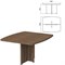 База стола для переговоров "Приоритет", 1400х1200х750 мм, лагос (КОМПЛЕКТ) 980358