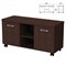 Тумба-креденция "Приоритет" 1200х446х600 мм, 2 двери, венге (КОМПЛЕКТ) 982177