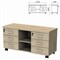 Тумба-креденция "Приоритет" 1200х446х600 мм, 6 ящиков, кронберг, (КОМПЛЕКТ) 982151