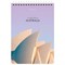 Блокнот А5 (146х206 мм), 80 л., гребень, картон, жесткая подложка, клетка, BRAUBERG, "Архитектура", 114382 114382