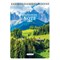 Блокнот А5 (146х206 мм), 60 л., гребень, картон, жесткая подложка, клетка, BRAUBERG, "Горные пейзажи", 114367 114367