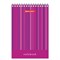 Блокнот МАЛЫЙ ФОРМАТ А6 97х145 мм, 40 л., гребень, картон, клетка, BRAUBERG, "Полоски", 129822 129822