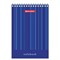 Блокнот МАЛЫЙ ФОРМАТ А6 97х145 мм, 40 л., гребень, картон, клетка, BRAUBERG, "Полоски", 129822 129822