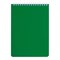 Блокнот А5 146х205 мм, 60 л., гребень, перфорация на отрыв, лакированный, BRAUBERG, Зеленый, 111272 111272